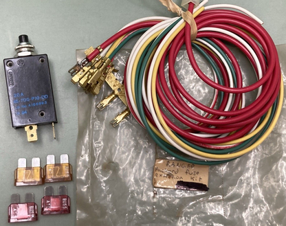 NEW PACKARD ELECTRIC FUSE EXTENSION WIRING HARNESS W/ CIRCUIT BREAKER & 4 FUSES