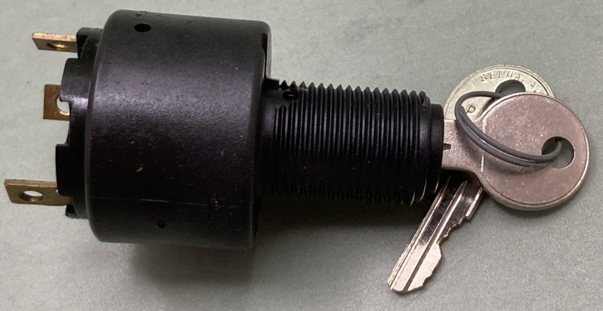 NEW GENUINE MARINEWORKS MP41030 IGNITION SWITCH "OFF-ON-START" W/ 2 KEYS