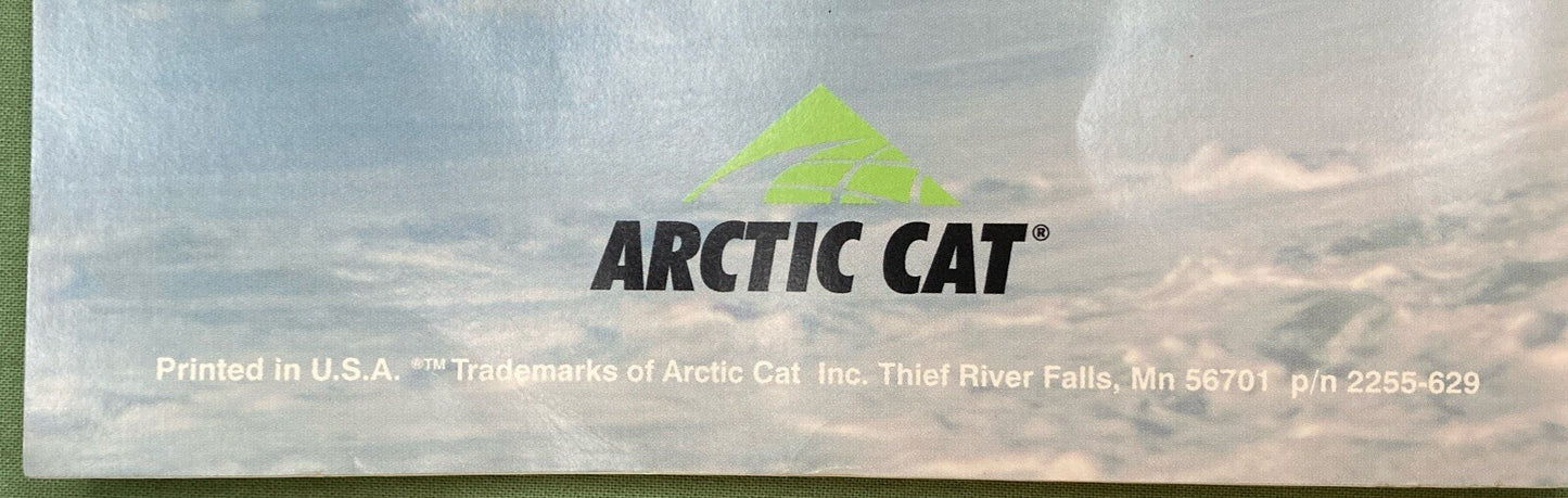 NEW GENUINE ARCTIC CAT TIGERSHARK 2255-629 MANUAL, OPERATOR-97MCA/B-W 97MTA/B-W