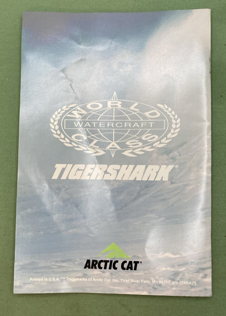 NEW GENUINE ARCTIC CAT TIGERSHARK 2255-629 MANUAL, OPERATOR-97MCA/B-W 97MTA/B-W