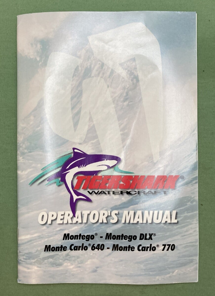 NEW GENUINE ARCTIC CAT TIGERSHARK 2255-629 MANUAL, OPERATOR-97MCA/B-W 97MTA/B-W