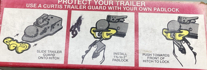 NEW GENUINE CURTIS LOCK TRAILER GUARD 1-7/8" BOLT CUTTER GUARD