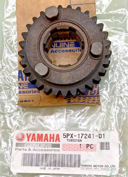 NEW GENUINE YAMAHA 5PX-17241-01 GEAR, 4TH WHEEL (24T)