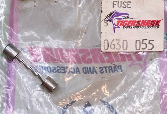 QTY 4 NEW GENUINE TIGERSHARK 0630-055  FUSE, 6 AMP 3AG SUPERSEDED 0630-014