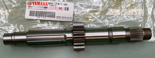 NEW GENUINE YAMAHA 5PX-17411-A0  AXLE, MAIN (16T)