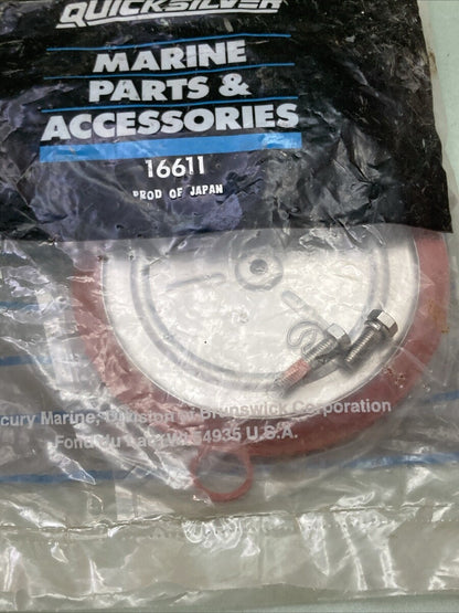 NEW GENUINE MERCURY QUICKSILVER 16611 DIAPHRAGM KIT