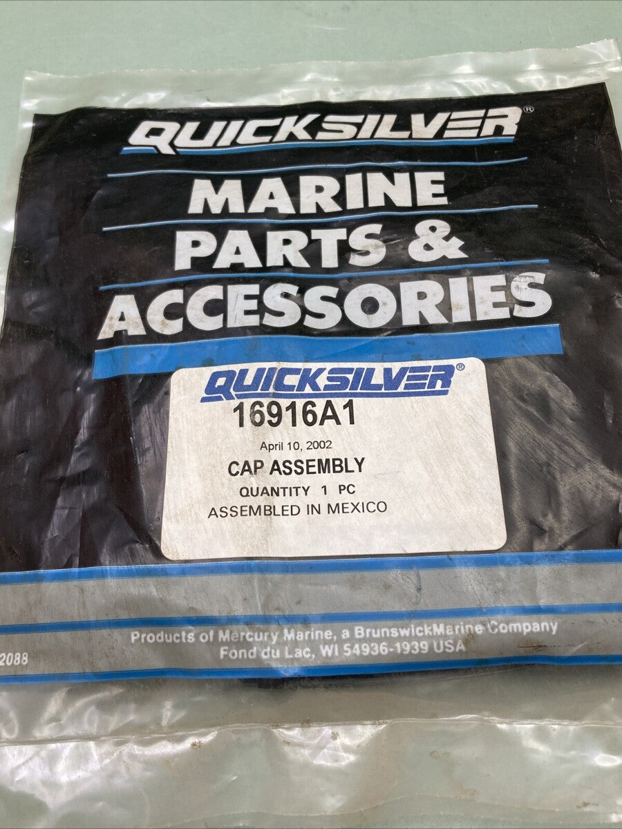 NEW GENUINE MERCURY QUICKSILVER 16916A1 CAP ASSEMBLY