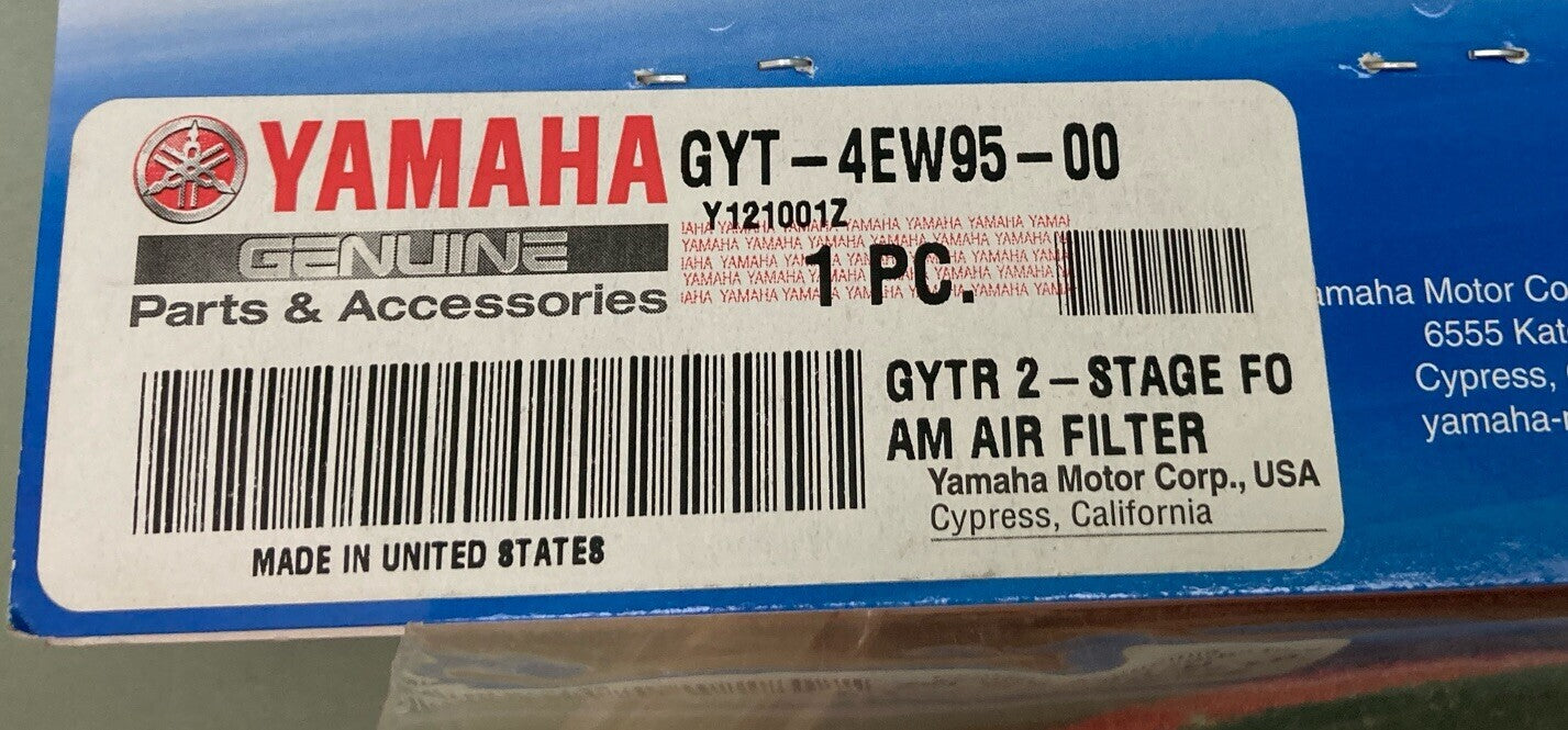 NEW GENUINE YAMAHA GYT-4EW95-00 HI FLOW AIR FILTER