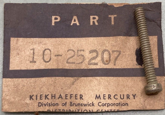 QTY 5 NEW GENUINE KIEKHAEFER MERCURY 10-25207 SCREW VALVE BODY TO RESERVOIR