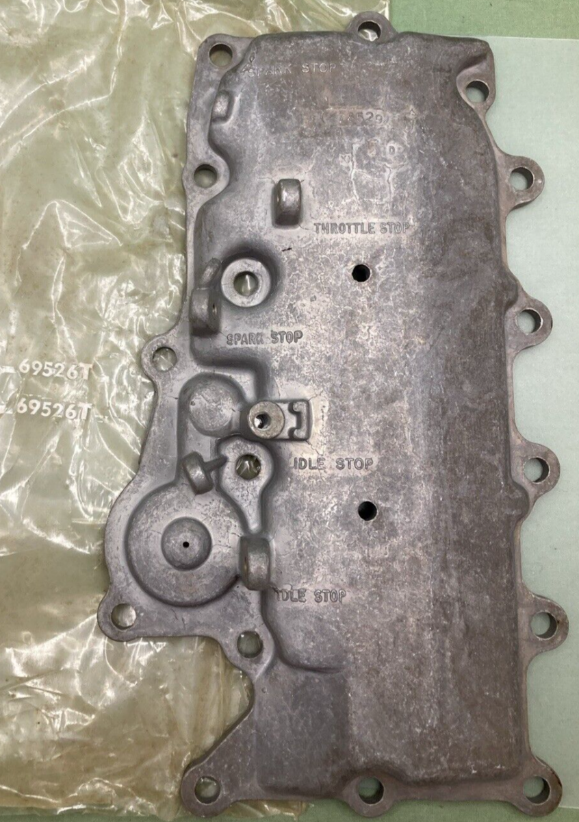 NEW MERCURY QUICKSILVER 69526T COVER OIL OUTLET