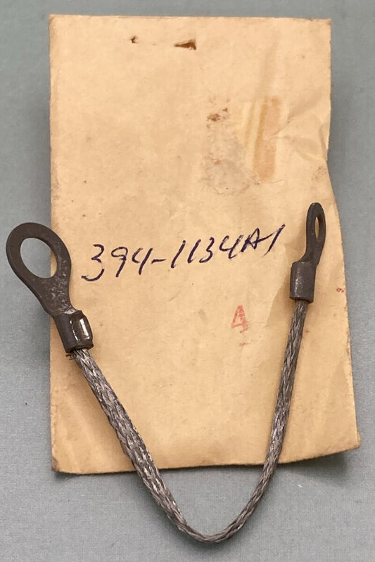 QTY 2 NEW REPLACES MERCURY QUICKSILVER 394-1134A1 GROUND STRAP OUTBOARD 65HP