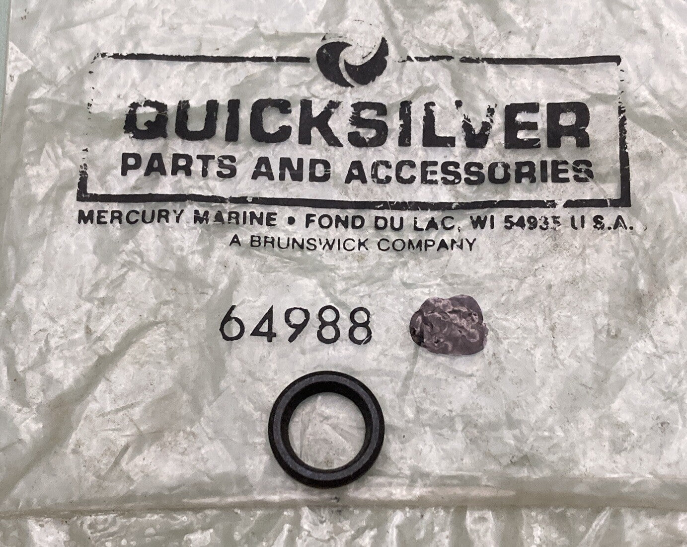 NEW GENUINE MERCURY QUICKSILVER 64988 SEAL CRNK M BEAR ASM OUTBOARD 7.5HP