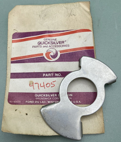 NEW GENUINE MERCURY QUICKSILVER 47405 WEAR PLATE WTR PMP MERC 215 4 BARREL
