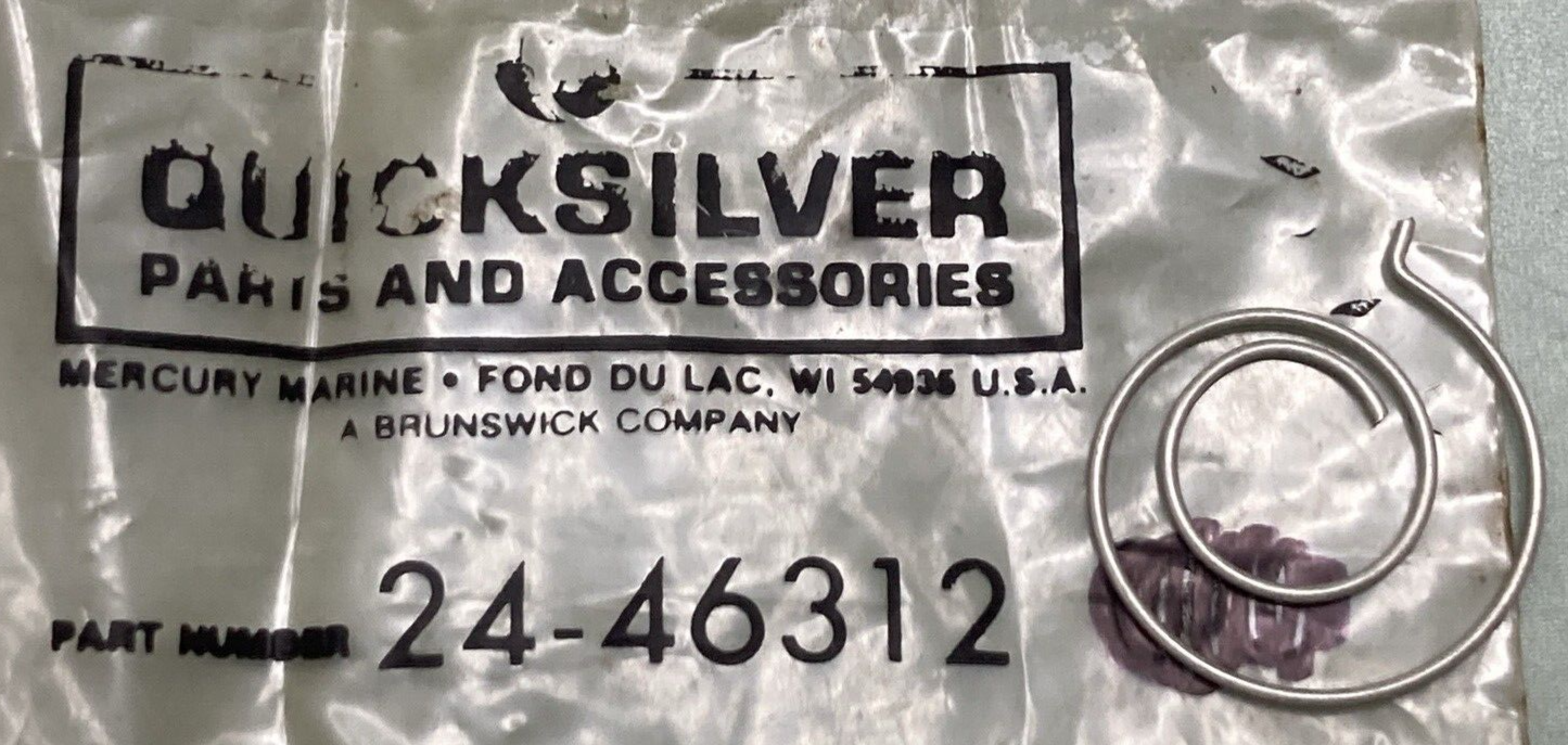 QTY 5 NEW GENUINE MERCURY QUICKSILVER 24-46312 SPRING