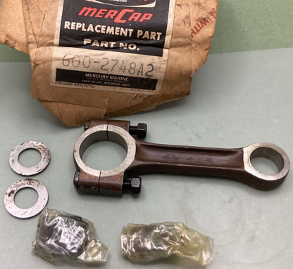 NEW GENUINE MERCURY QUICKSILVER 600-2748A2 CONNECTING ROD ASSEMBLY