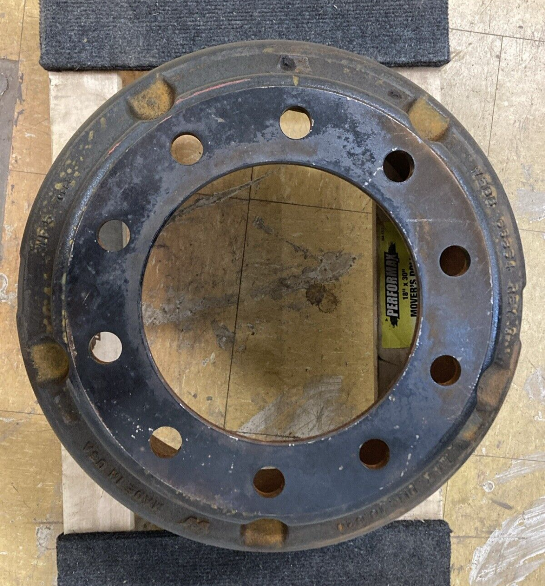 NEW WEBB 66854B 16.5" x 8.62" Outboard Mount Balanced Brake Drum 10 HOLE