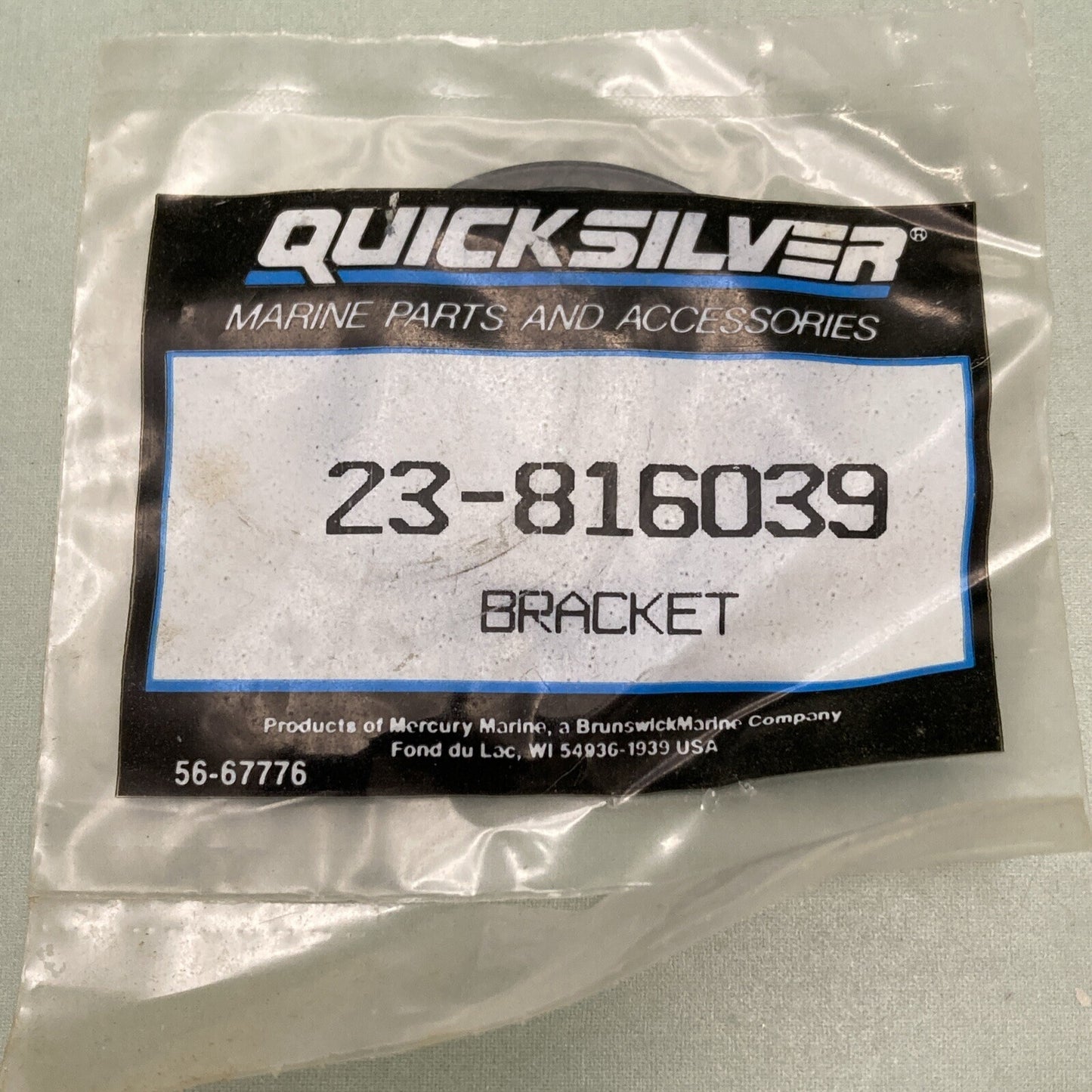 NEW GENUINE MERCURY QUICKSILVER 23-816039 BRACKET SPACER STER ARM OUTBOARD 75HP