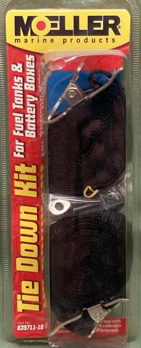 NEW GENUINE MOELLER MARINE 035711-10 TIE DOWN KIT FUEL TANK BATTERY BOX