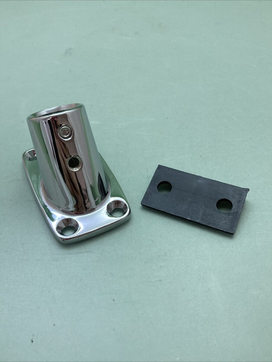NEW WHITECAP S-1465 RECTANGULAR BASE CHROME PLATED ZAMAC