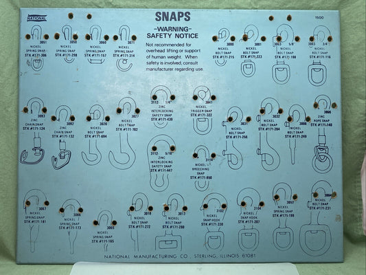 NATIONAL SNAPS DISPLAY BOARD 1500