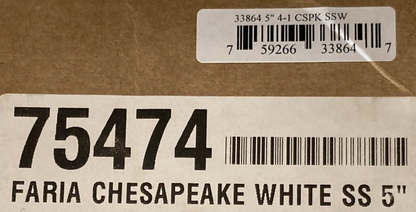 NEW GENUINE FARIA 75474 5" Chesapeake White Multi Gauge Fuel Oil Water Volt