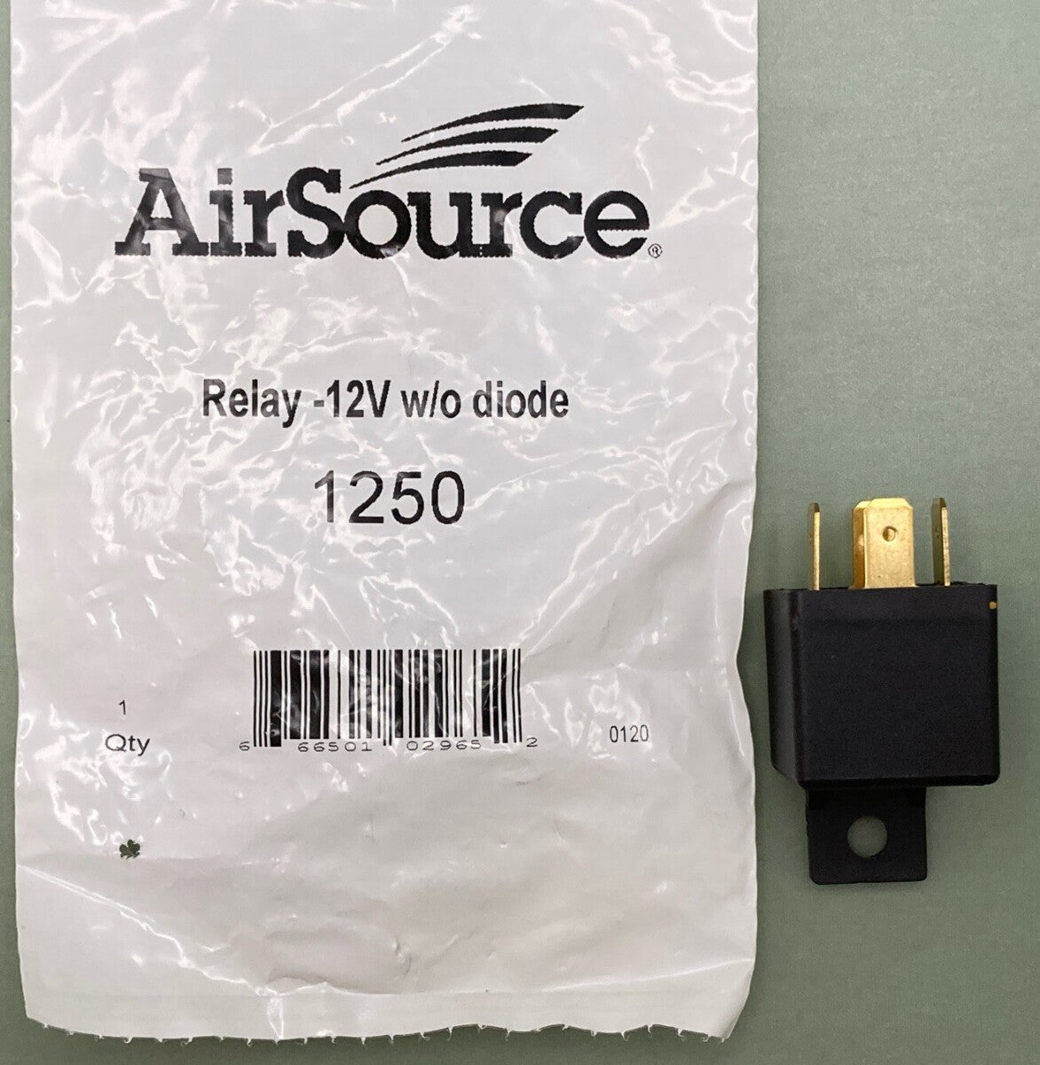 NEW AIRSOURCE 1250 12V 30-40A 5-TERMINAL SPDT A/C RELAY
