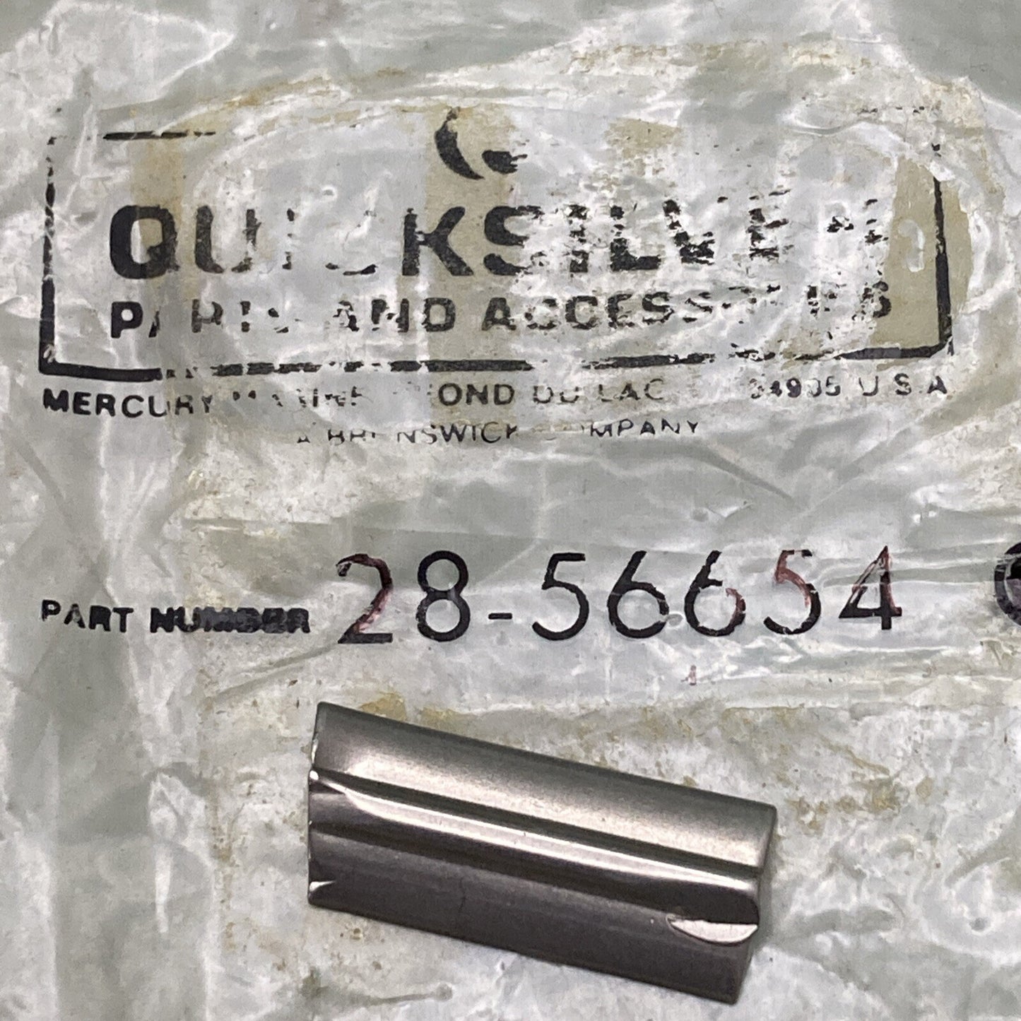 QTY 2 NEW GENUINE MERCURY QUICKSILVER 28-56654 KEY DRIVE MCM I R MR ALPHA ONE