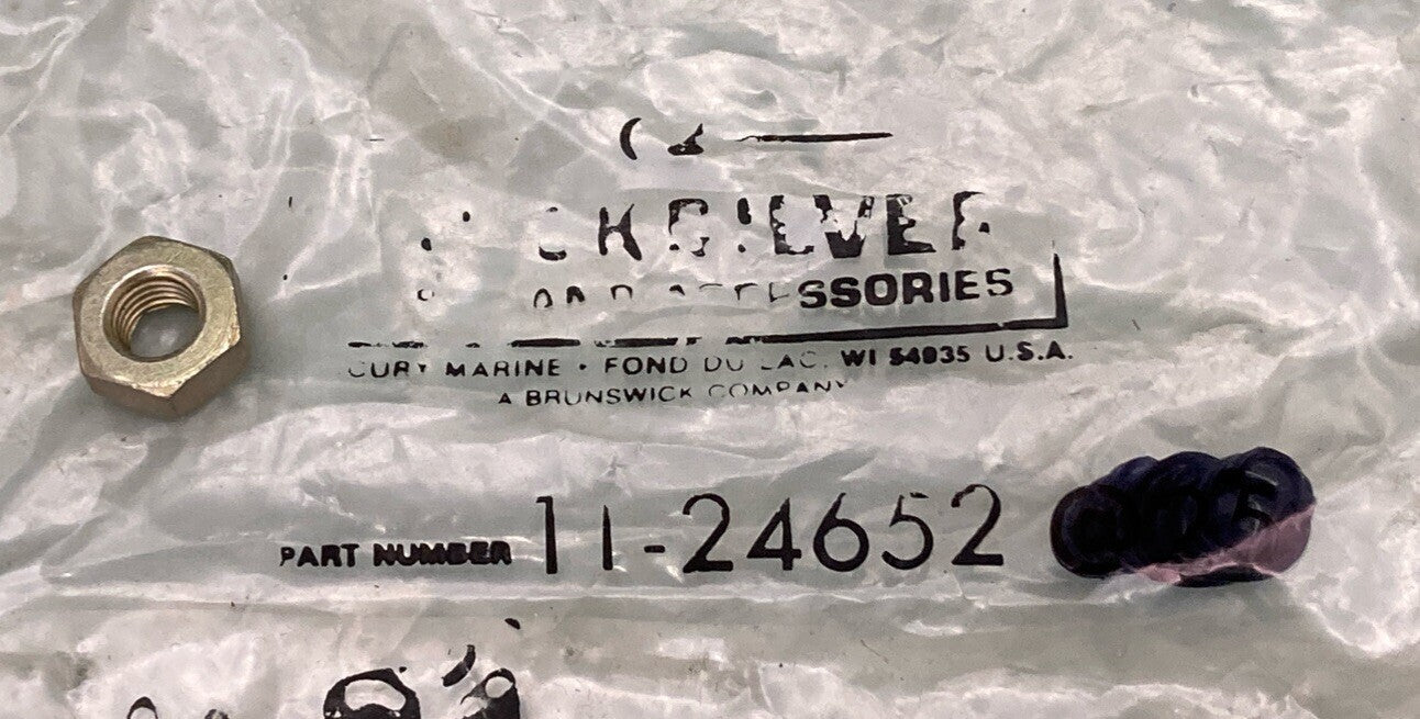 QTY 4 NEW GENUINE MERCURY QUICKSILVER 11-24652 NUT