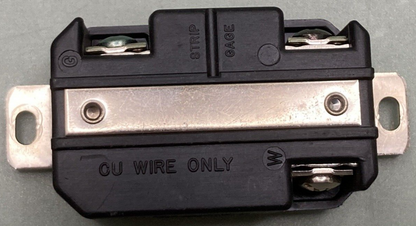NEW SOUTHERN CHOICE MARINCO 305CRRB T/M RECEPTACLE 30A/125V 3 WIRE BLACK LOCKING