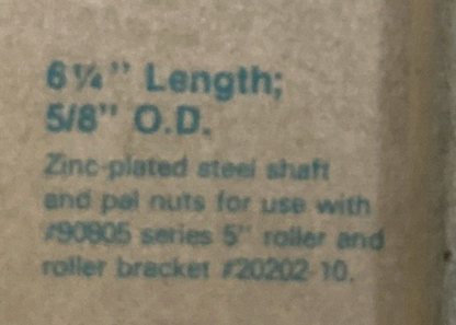 NEW GENUINE MOELLER 20261-001 STEEL SHAFT 6-1/4" LENGTH 5/8" OD W/ PAL NUTS