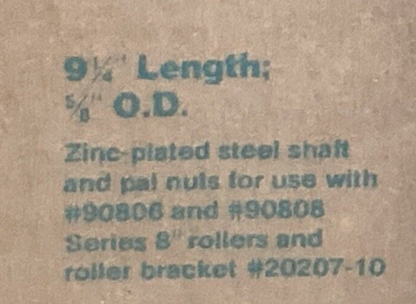 NEW GENUINE MOELLER 20257-001 STEEL SHAFT 9-1/4" LENGTH 5/8" OD W/ PAL NUTS