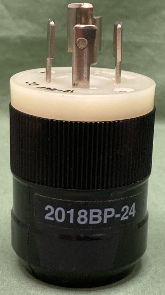 NEW GENUINE MARINCO 2018BP-24 Trolling Motor Plug 4-Wire 12/24V Black