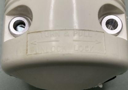 NEW GENUINE LEVITON 70520-P PLUG NYLON LOCKING 2-POLE 3-WIRE 20A 125V