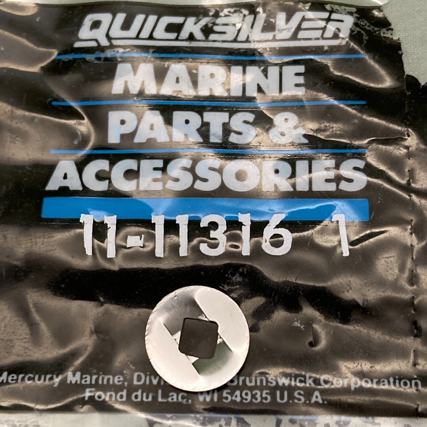NEW GENUINE MERCURY QUICKSILVER 11-11316 1 NUT STEERING HDNL COM OUTBOARD 70HP
