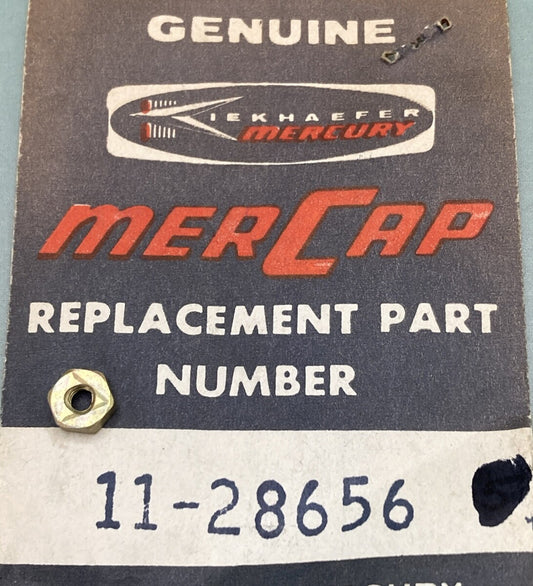NEW GENUINE MERCURY 11-28656 NUT THRT CON LINK OUTBOARD 4.5HP