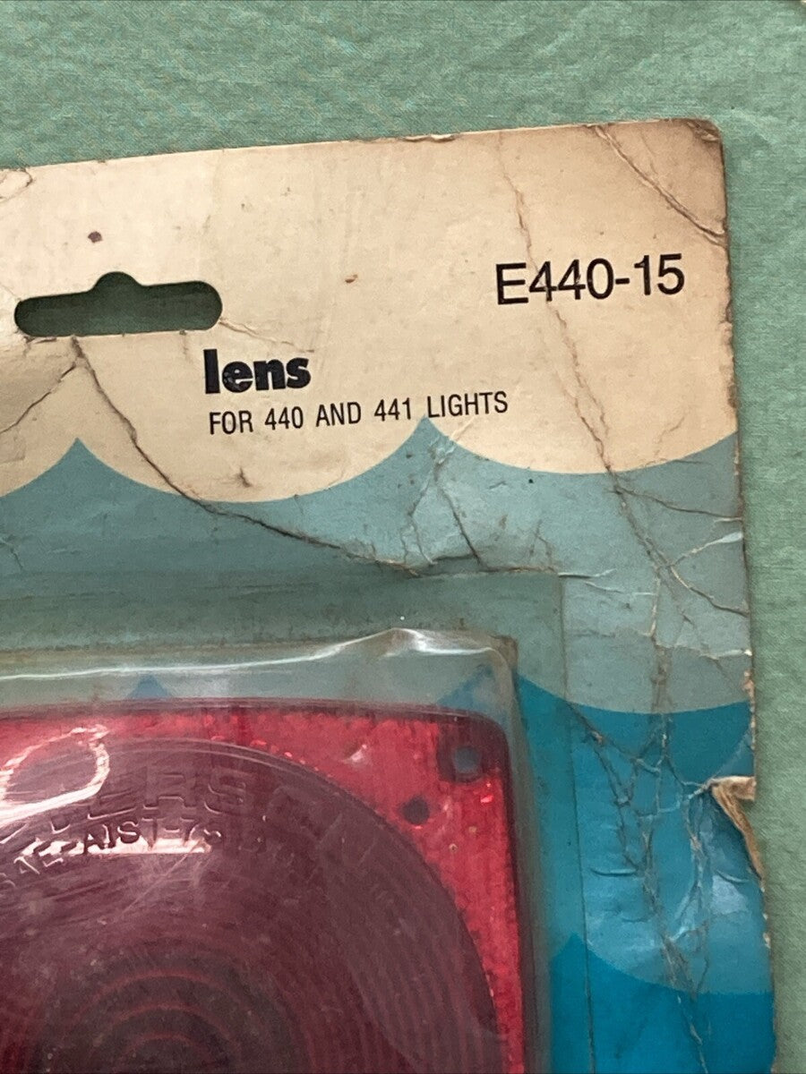 NEW ANDERSON MARINE E440-15 LENS, RED PETERSON MANUFACTURING COMPANY