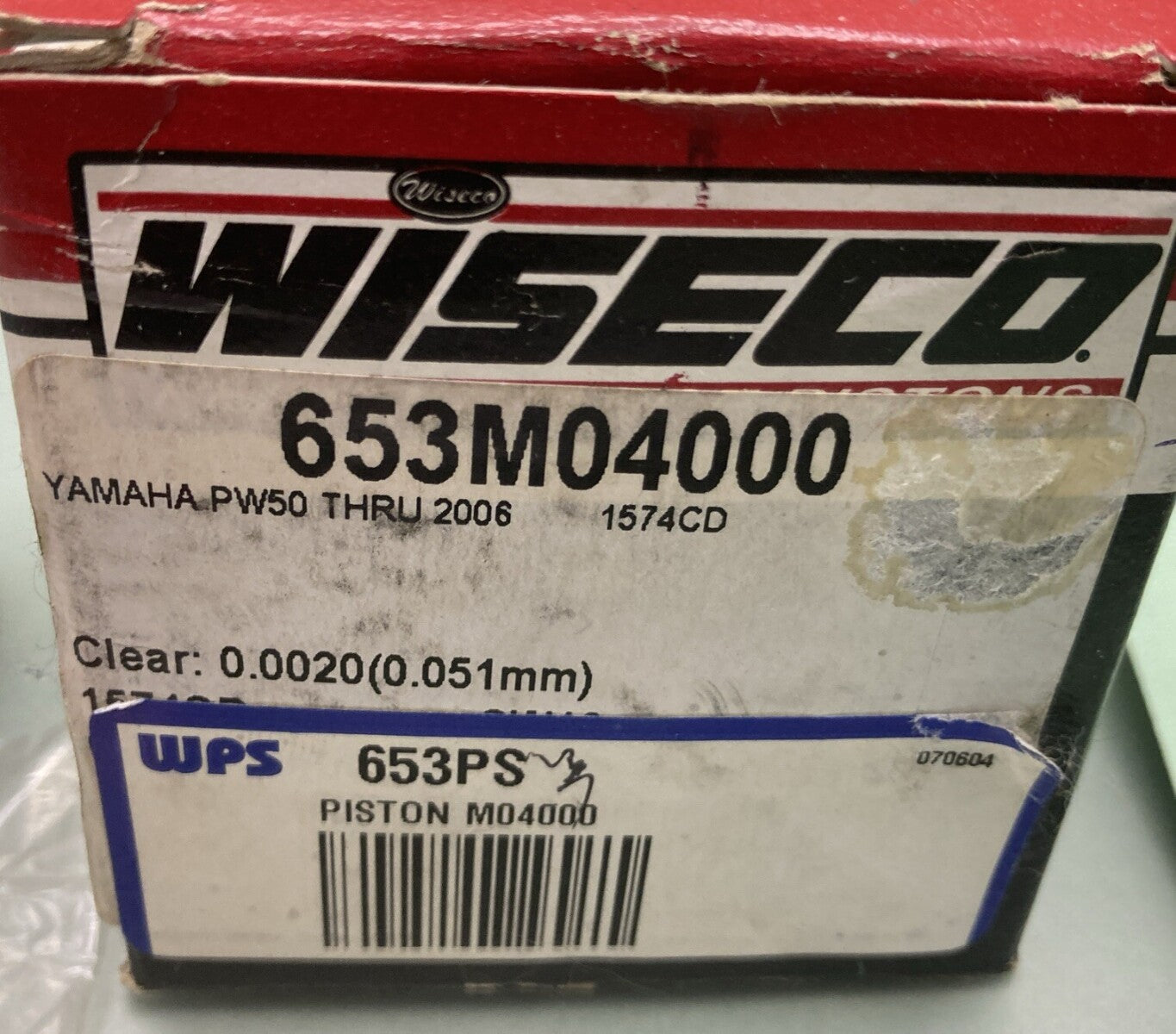 NEW GENUINE WISECO 653MO4000 PISTON KIT 0.051MM YAM. PW50 THRU 2006