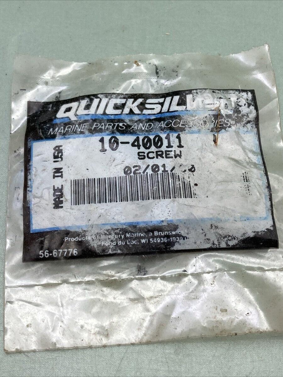 NEW MERCURY QUICKSILVER 10-40011 SCREW