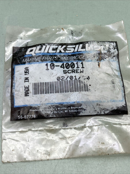NEW MERCURY QUICKSILVER 10-40011 SCREW
