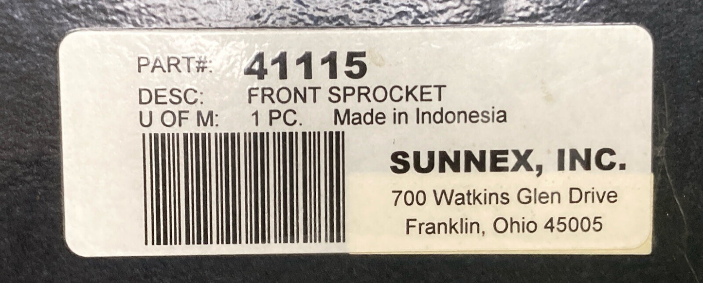 NEW SUNSTAR 41115 POWERDRIVE 15T STEEL FRONT SPROCKET HONDA