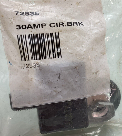 NEW 72535 30 AMP CIRCUIT BREAKER W/ HARDWARE