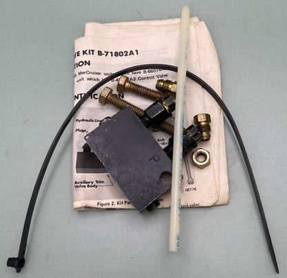 NEW GENUINE MERCURY QUICKSILVER B-71802A1 AUXILIARY TRIM VALVE KIT