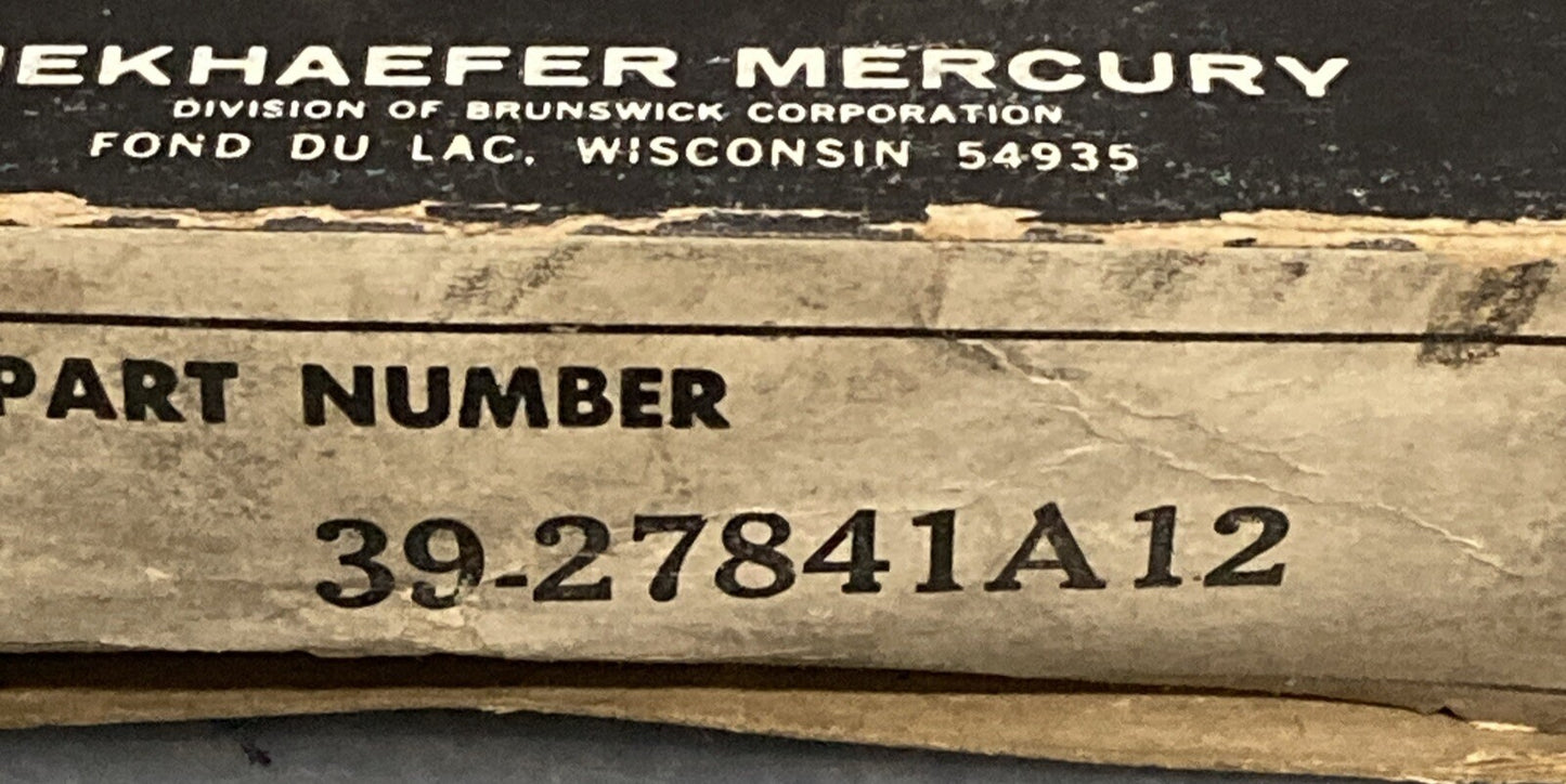 QTY 12 NEW GENUINE MERCURY QUICKSILVER 39-27841A12 PISTON RINGS STANDARD