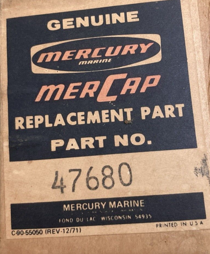 NEW GENUINE MERCURY 47680 BRACKET TILLER HANDLE OUTBOARD