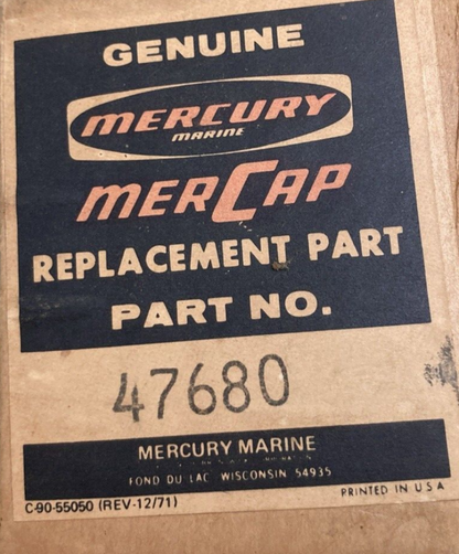 NEW GENUINE MERCURY 47680 BRACKET TILLER HANDLE OUTBOARD