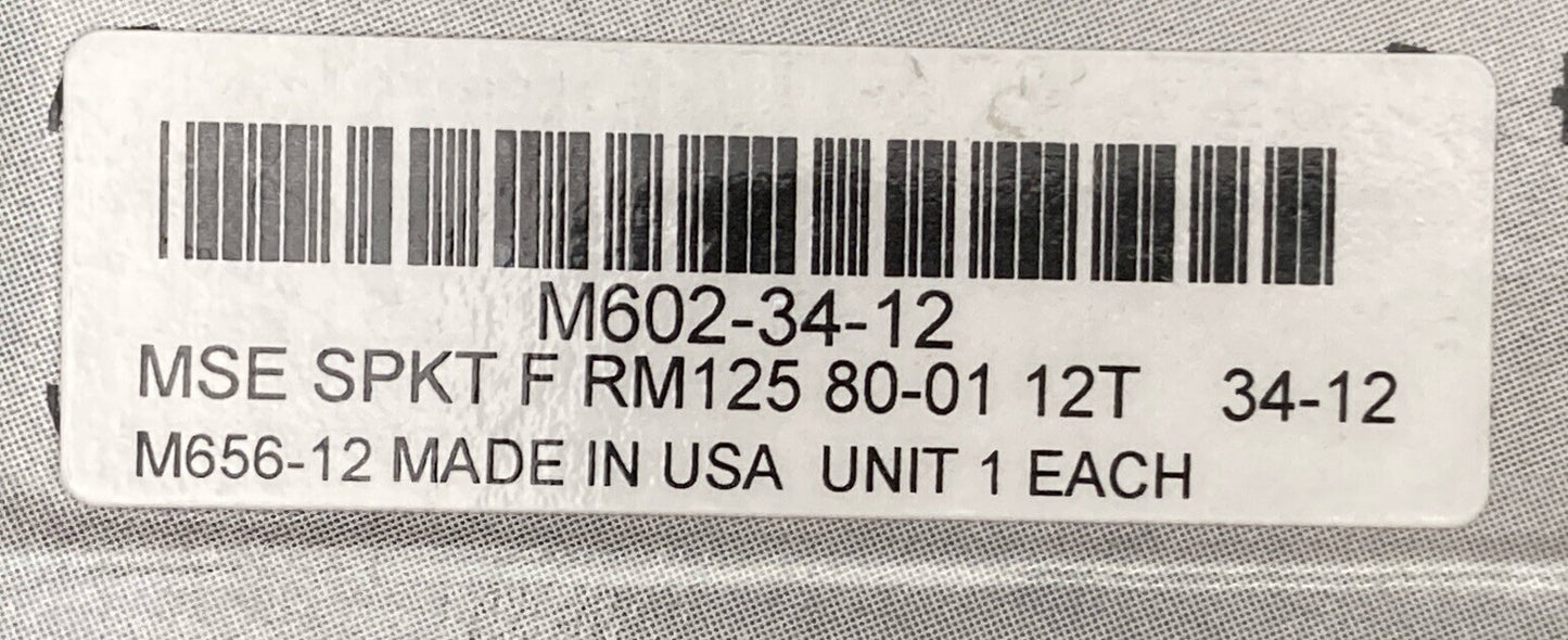 NEW GENUINE MOOSE RACING M602-34-12 FRONT SPROCKET 12T