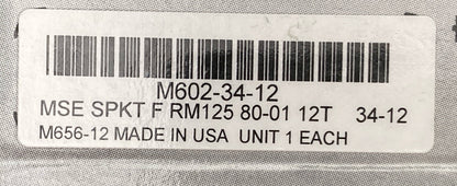 NEW GENUINE MOOSE RACING M602-34-12 FRONT SPROCKET 12T