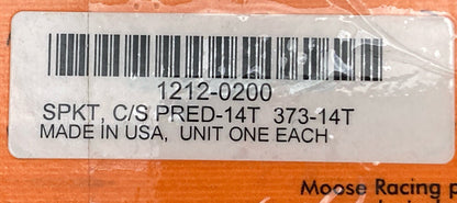 NEW GENUINE MOOSE RACING 1212-0200 Steel Front Sprocket 14T