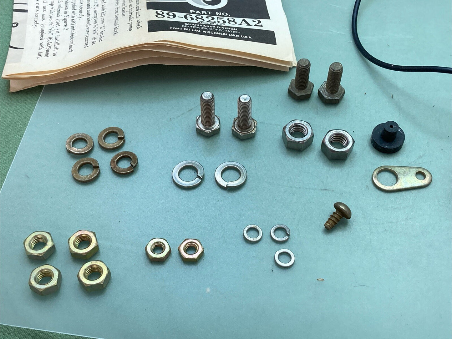 NEW MERCURY QUICKSILVER 89-68258A 2 SOLENOID KIT, INCOMPLETE KIT