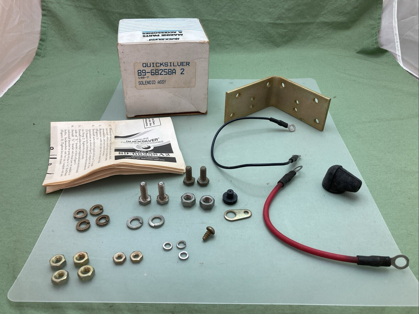 NEW MERCURY QUICKSILVER 89-68258A 2 SOLENOID KIT, INCOMPLETE KIT